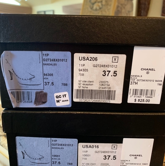 CHANEL Classic Patent Leather Slingback Shoes with NEVER WORN. - Picture 6 of 6